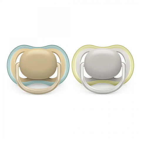 Ортодонтични залъгалки Ultra Air Philips AVENT Ultra Air 0м+ с кутия за стерилизиране