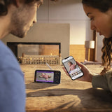 Дигитален видеофон Philips Avent Premium Connected SCD971/26 с технология Sense IQ и възможност за връзка през интернет