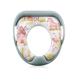 Мека тоалетна седалка "FARM" Green