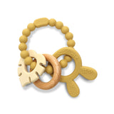 Силиконова гризалка с бук "ЗАЙЧЕ"