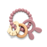 Силиконова гризалка с бук "ЗАЙЧЕ"