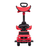 Кола за яздене MERCEDES-BENZ G350D + Дръжка + Сенник / Червена