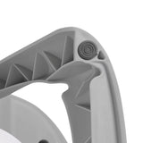 Сгъваема вана 83 см с термометър и оттичане "DINO" Сива