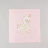 Бебешко Одеяло "Лебед Принцеса" – Розово