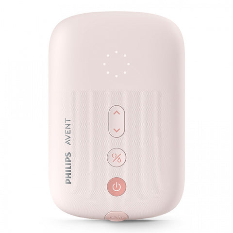 Единична електрическа помпа Natural Motion Philips AVENT SCF395/31 Advanced с 1 бр. полипропиленово шише от 125 мл с биберон Natural Response 0м+, 5 бр. торбички за кърма и 4 бр. подплънки