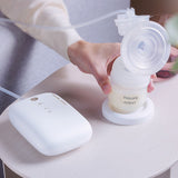 Единична електрическа помпа Natural Motion Premium Philips AVENT SCF396/31 с 1 бр. полипропиленово шише 125 мл с биберон Natural Response 0м+, Несесер за пътуване, 5 бр. торбички за кърма и 4 бр. подплънки