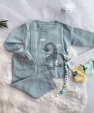 Бебешка пижама от 100% памук с животни