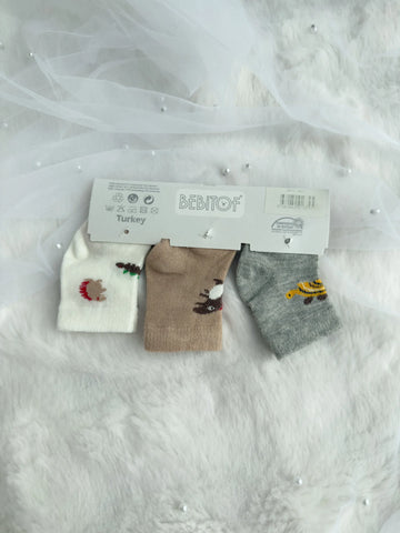 Комплект чорапки "Малки приятели" 3 броя