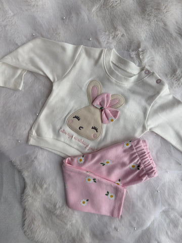 Комплект от две части -Зайче и Маргаритки