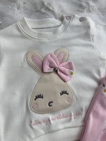 Комплект от две части -Зайче и Маргаритки