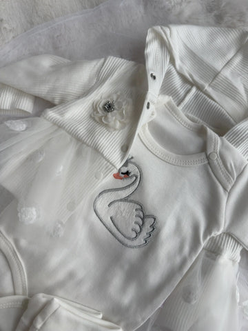 Бебешки Комплект "Бял Лебед" от 3 части