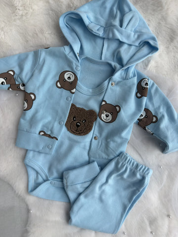 Бебешки комплект с мечета от 3 части