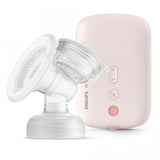 Philips AVENT SCD340/31 Комплект електрическа помпа за изцеждане на кърма Natural Motion Advanced + 4 бр. шишета Natural Response, 5 бр. контейнери VIA, залъгалка, подплънки и четка за почистване