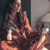 Единична електрическа помпа за изцеждане на кърма Philips AVENT Essential SCF323/11, с мек силиконов уплътнител с унифициран размер