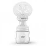 Единична електрическа помпа за изцеждане на кърма Philips AVENT Essential SCF323/11, с мек силиконов уплътнител с унифициран размер
