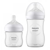 Комплект за новородено Philips AVENT SCD838/11 с 4 шишета за хранене Natural Response с биберони без протичане, залъгалка Ultra Soft и четка за почистване