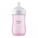 Philips Avent ШИШЕ Natural Response 3.0 с биберон 1м+, 260мл, РОЗОВ