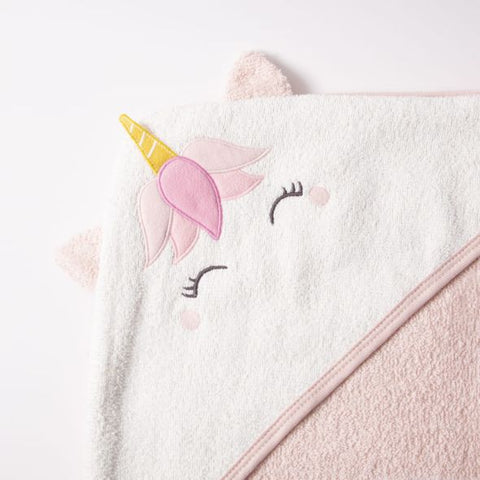 Бебешка хавлия с качулка Bebetto Havlu grubu, Розов, 80х80 см., H474