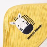 Бебешка хавлия с качулка Bebetto Havlu grubu, Жълт, 80х80