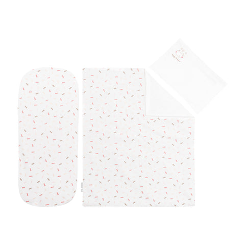 Бебешки спален комплект за количка 6 части Hippo Dreams