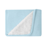 Плетено памучно одеяло с шерпа Dream Big Blue