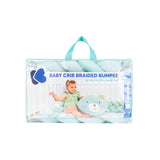 Плетен плюшен обиколник 180см 3 плитки (12см) Mint