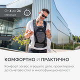 Кенгуру Hoody Fly knit Grey