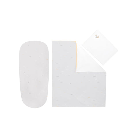 Бебешки спален комплект за мини-кошара 3ч Seally Me