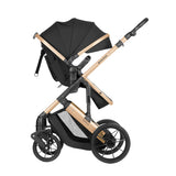 Комбинирана количка 3в1 трансф. седалка Darling Black 2024