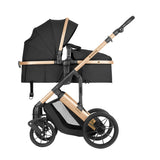 Комбинирана количка 3в1 трансф. седалка Darling Black 2024