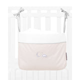 Кош за памперси с връзки Dream Big Beige