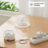 Двойна електрическа помпа за кърма Momcozy S12 Pro, Hands-free, White