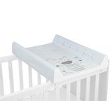 Твърда PVC подложка за повиване 50х80см Stripy Friends