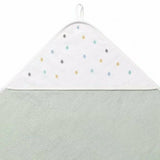 Хавлия за баня Babyono 100х100 см. Точки Бял/Мента 142/11