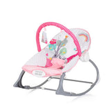 Музикален шезлонг "Melody"розов