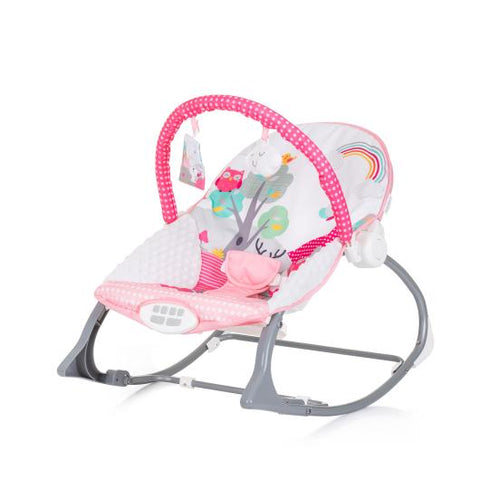 Музикален шезлонг "Melody"розов