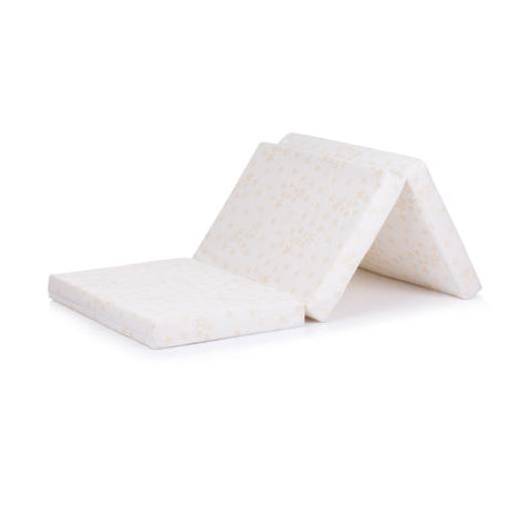 Сгъваем матрак 60/120/6 бял/бежови звез