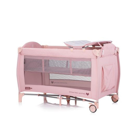 Детска преносима кошара Бела маршмелоу