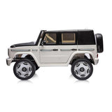 Eлектрически джип Mercedes EQG бял EVA