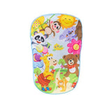 Постелка за гимнастика "Зоо парти" синя