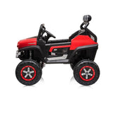 Eлектрически джип Mercedes UNIMOG червен EVA,кожена