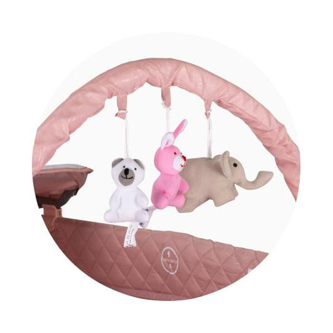 Детска преносима кошара Luna маршмелоу