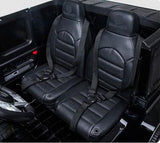 Eлектрически джип MERCEDES за две деца,черен, EVA