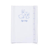 Подложка за повиване Зайчета бяла