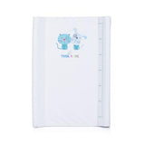 Подложка за повиване Куче&Коте бяла