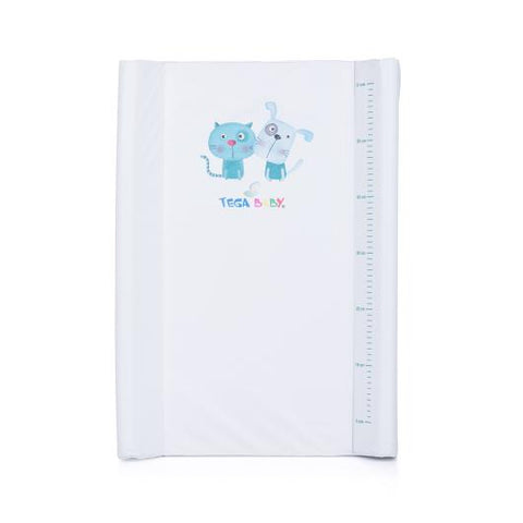 Подложка за повиване Куче&Коте бяла