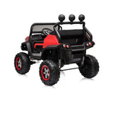 Eлектрически джип Mercedes UNIMOG червен EVA,кожена