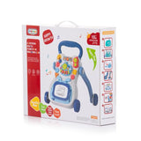 Музикална играчка на колела"Забавна игра"синя