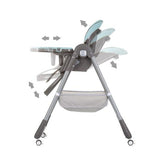 Стол за хранене "First Spoon"синьо-зелен