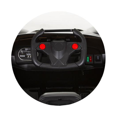 Eлектрическа кола "Полиция" черна